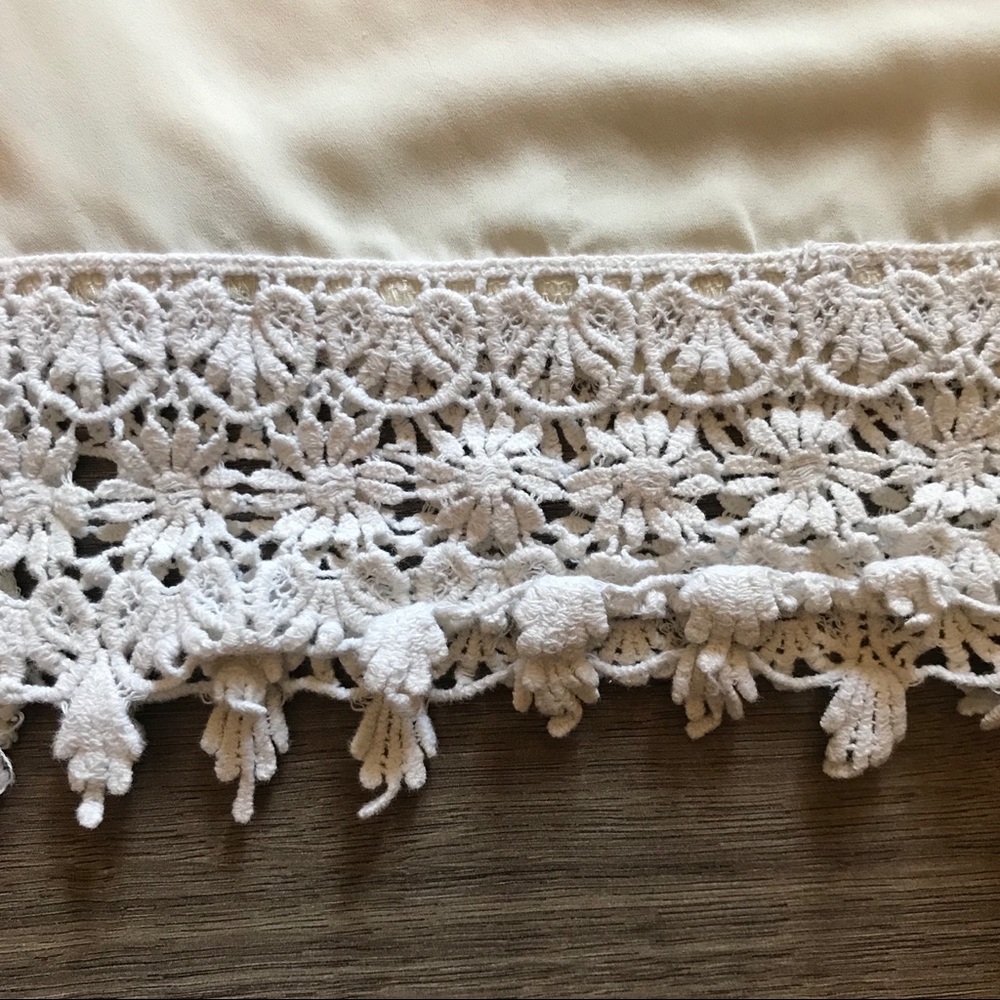 Lacy floral blouse